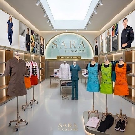 Showroom e spazio accoglienza clienti Atelier Sara Creazioni